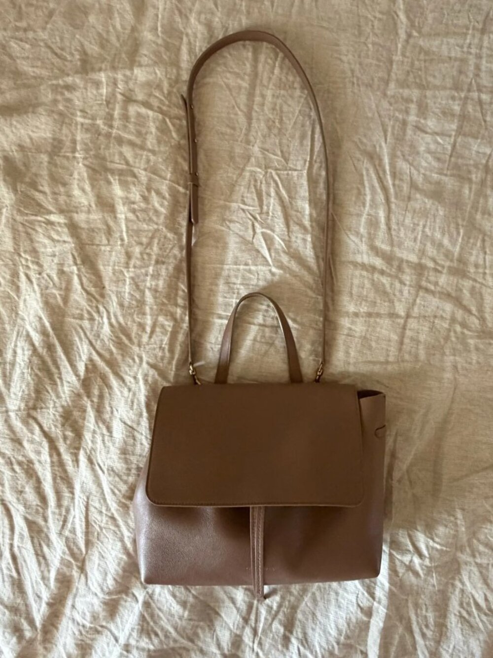 Soft Lady Bag in Biscotto - Picture 6 of 6